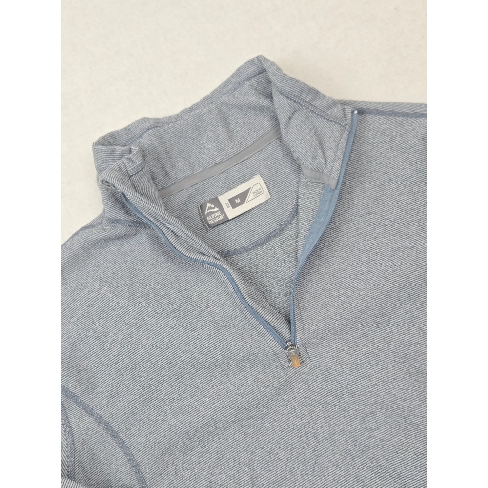 Alpine Design Women's Core 1/4 Zip Long‎ Sleeve fleece Pullover Heather Grey Med